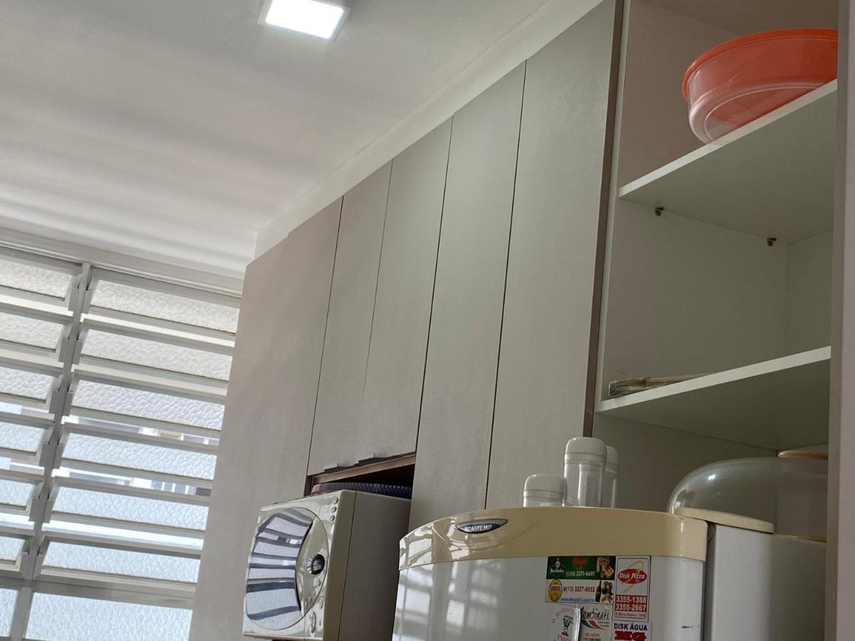 Guaruja Pitangueiras apto na praia Bagian luar foto