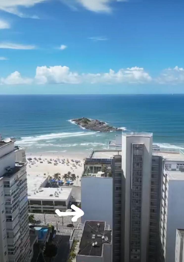 Guaruja Pitangueiras apto na praia Bagian luar foto
